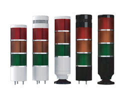 MP8 Светодиодные сигнальные колонны диаметром 86 мм с постоянным и мигающим свечением 