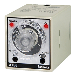 Autonics ATS Аналоговые многофункциональные таймеры с круговой шкалой в компактном корпусе для установки на 8/11-контактную розетку